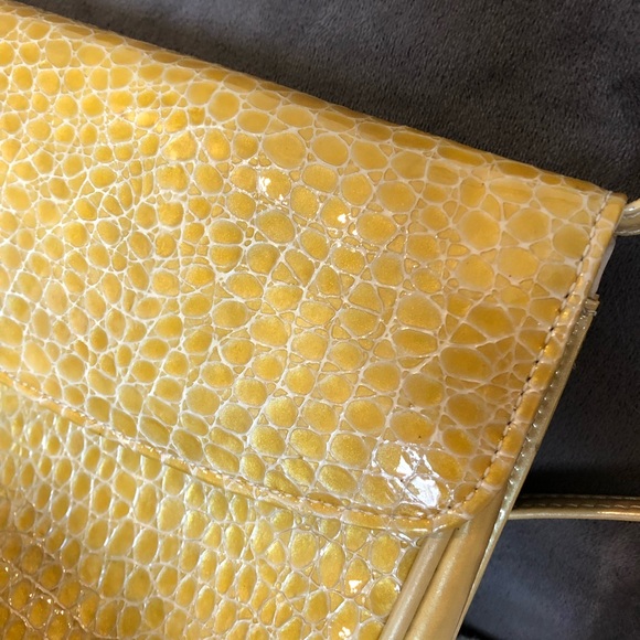 24 VINTAGE HEELS AND PURSE - crocodile style leather retro - Picture 8 of 17